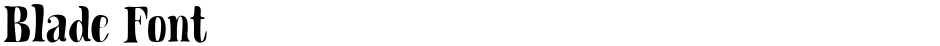 Blade FontDemo