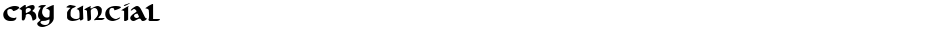 Cry UncialDemo