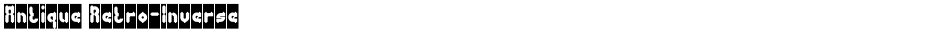 Antique Retro-InverseDemo