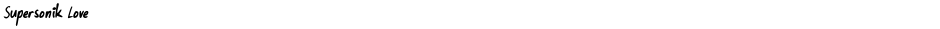 Supersonik LoveDemo