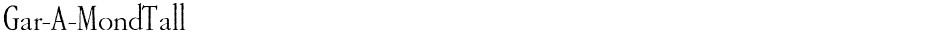 Gar-A-MondTallDemo