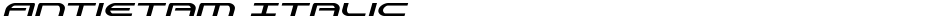 Antietam ItalicDemo