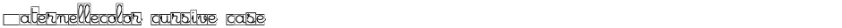 Maternellecolor cursive caseDemo
