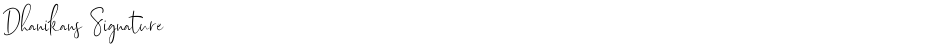 Dhanikans SignatureDemo