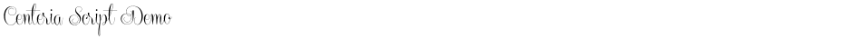 Centeria Script DemoDemo