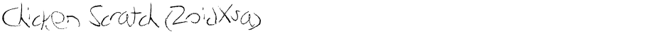 Chicken Scratch (ZoidXsa)Demo