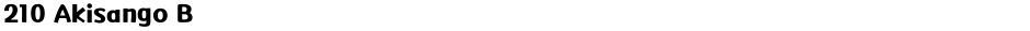 210 Akisango BDemo