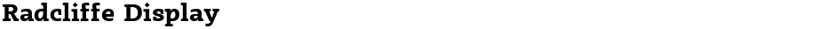 Radcliffe DisplayDemo