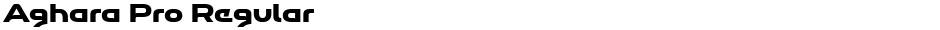 Aghara Pro RegularDemo
