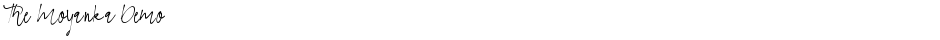 The Moyanka DemoDemo