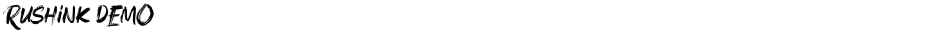 Rushink DEMODemo