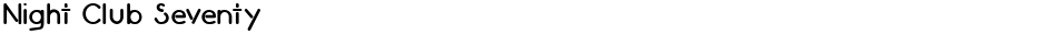 Night Club SeventyDemo