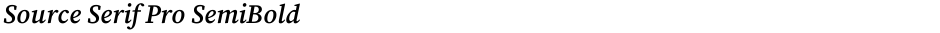 Source Serif Pro SemiBoldDemo