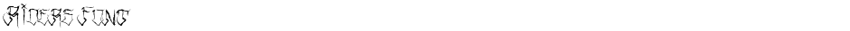 Riders FontDemo