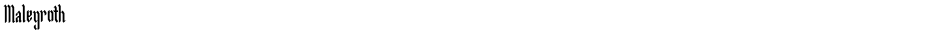 MalegrothDemo