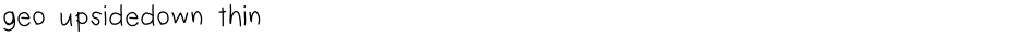 geo upsidedown thinDemo