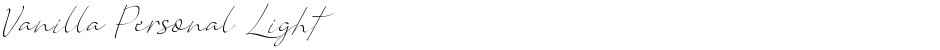 Vanilla Personal LightDemo