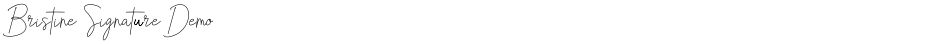 Bristine Signature DemoDemo