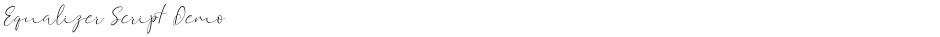 Equalizer Script DemoDemo