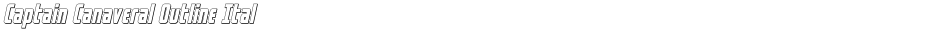 Captain Canaveral Outline ItalDemo