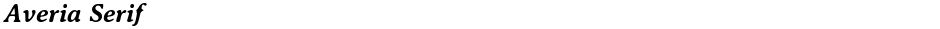 Averia SerifDemo