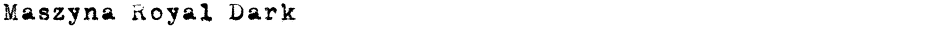Maszyna Royal DarkDemo