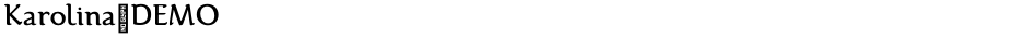 Karolina-DEMODemo