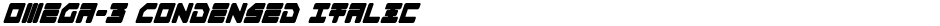 Omega-3 Condensed ItalicDemo