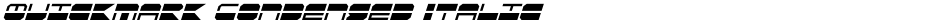 QuickMark Condensed ItalicDemo