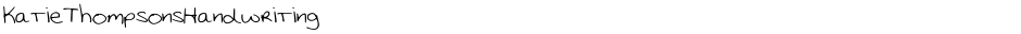 KatieThompsonsHandwritingDemo