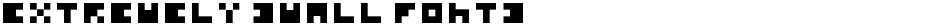 Extremely Small FontsDemo