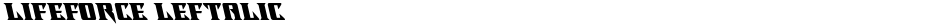Lifeforce LeftalicDemo