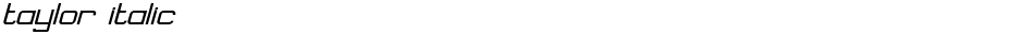 taylor italicDemo