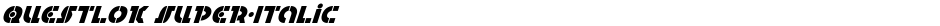 Questlok Super-ItalicDemo