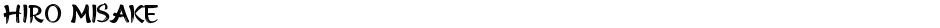 HIRO MISAKEDemo