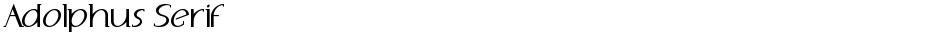 Adolphus SerifDemo