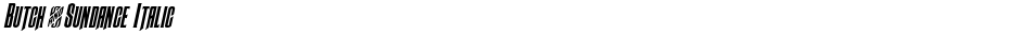 Butch & Sundance ItalicDemo