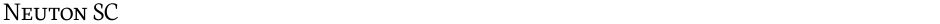 Neuton SCDemo