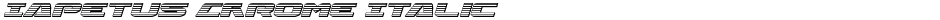 Iapetus Chrome ItalicDemo