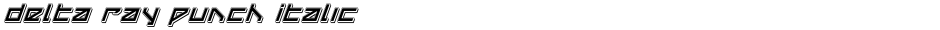 Delta Ray Punch ItalicDemo