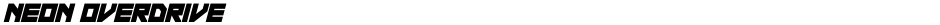 Neon OverdriveDemo