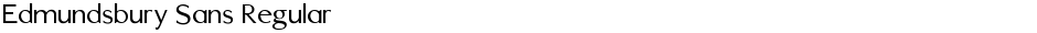 Edmundsbury Sans RegularDemo