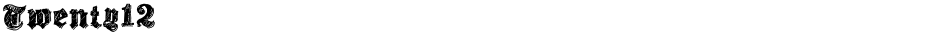 Twenty12Demo