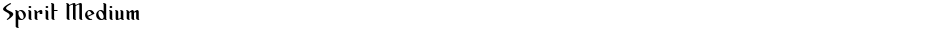 Spirit MediumDemo
