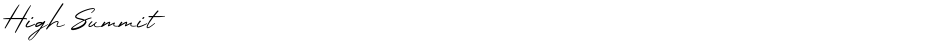 High SummitDemo