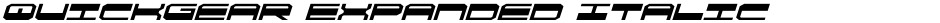 QuickGear Expanded ItalicDemo