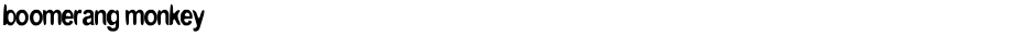 boomerang monkeyDemo