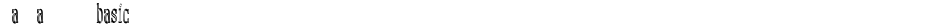 manual font basic demoDemo