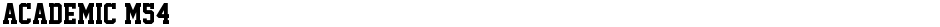 Academic M54Demo