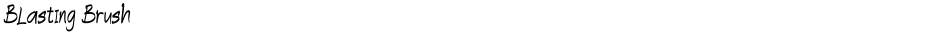 Blasting BrushDemo